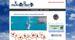Desktop Screenshot of kauaibabyrentals.com